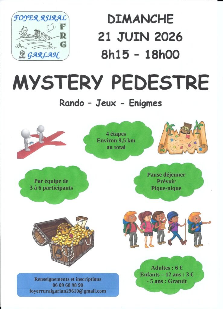 2026 - Mystery pédestre - Affiche